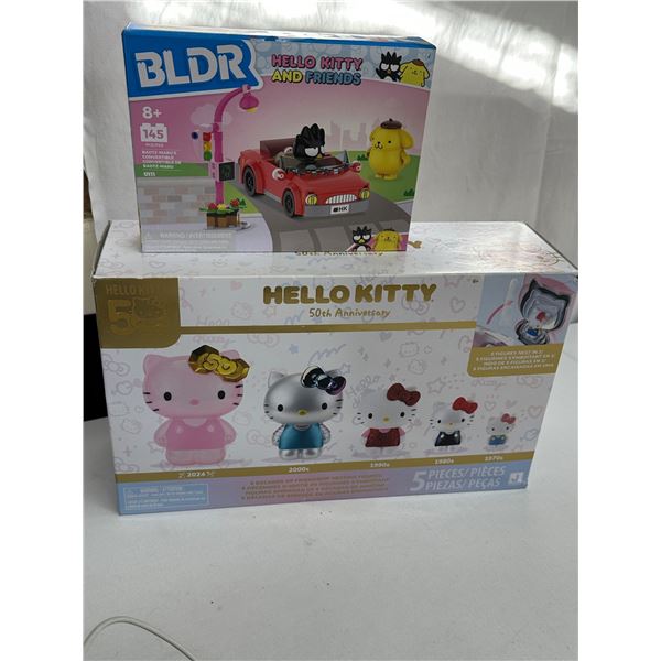 NEW Hello Kitty 50th Anniversary Nesting Figures & BLDR Set