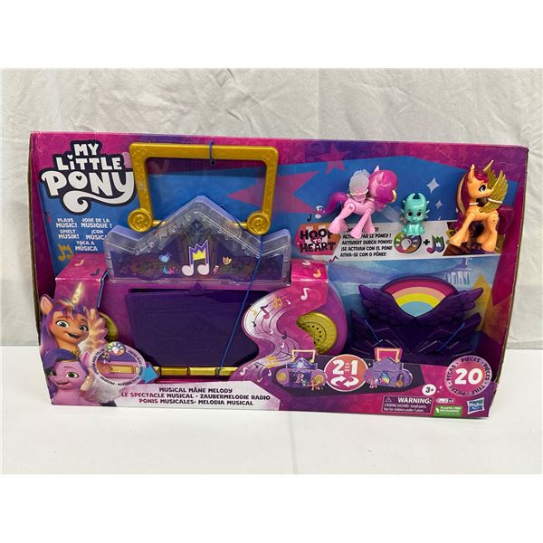 My Little Pony Make Your Mark Musical Mane Melody – 3 Hoof To Heart Figures, Doll Playset, 