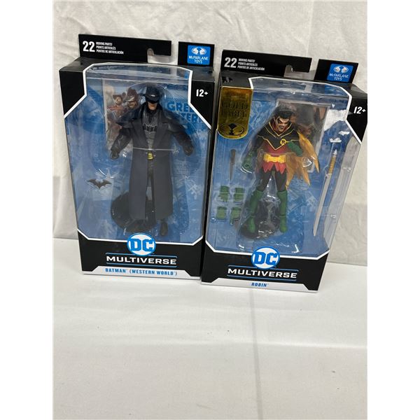 2 DC Multiverse Figures – Western Batman & Vampire Robin NEW Collectibles