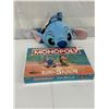 Image 1 : Lilo & Stitch Lot – Monopoly Game + Backpack, 2 Lot NEW