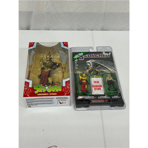 Mandarin Spawn Figure + Spawn Comic Book With 3" Figures Lot