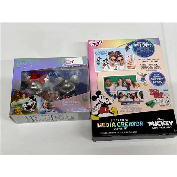 Disney 100th Anniversary Collectible + Mickey Media Creator Lot