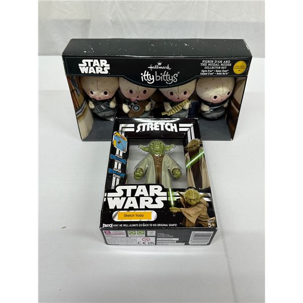 Star Wars Itty Bitty Exclusive + Stretch Yoda Collectibles Lot
