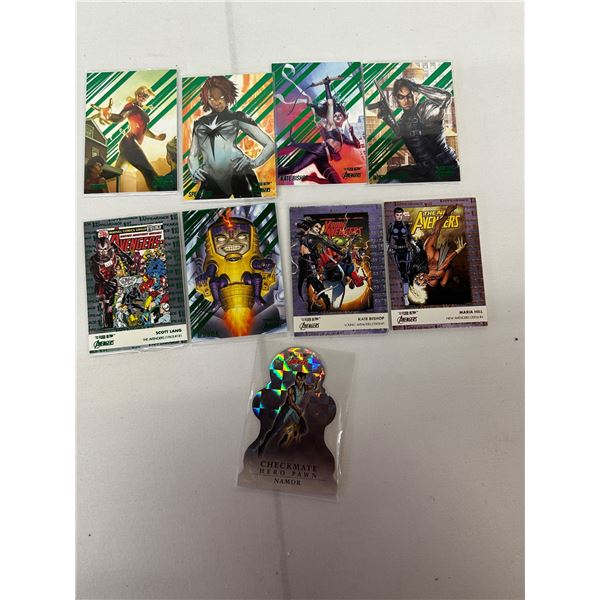 9 Marvel Fleer Upper Deck Parallels Trading Cards Lot
