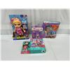 Image 1 : Girls Toy Lot. Four pieces. Baby Alive, Sweet Seams Doll, It's a Me Doll, and Hello Kitty Figure