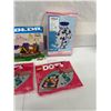 Image 3 : Four-Piece Kids Building Toy Lot: Lego Dots, BLDR Squishmallows & Magic Blocks Vase Sets