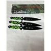 Image 2 : Z Hunter Throwing Knives With Post-Apocalyptic Goggles & Hood 3 Lot