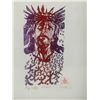 Image 2 : Christ Block Print AP Artist Proof Signed Suyong With Turtle Seal 17" X 14"