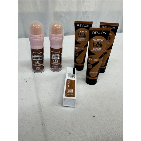 6-Piece Revlon & Maybelline Makeup Lot, Cosmetics, Beauty Products