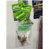 Image 3 : Fishing Lot, 19 PC including fishing rigs, crossline swivels, vintage lures, and worms