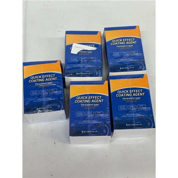 5-Piece New Universal Vehicle Coating Agent Lot, Car Protective Coating, Auto Care Supplies