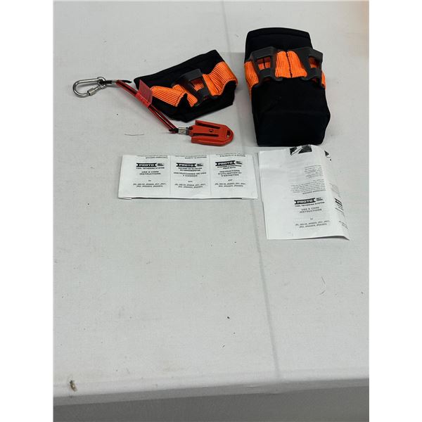 Pronto Skyhook Tape Pocket & Dual Pocket Pouch, Tool Belt Accessories