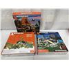 Image 1 : 3 Woodkins Playsets, Veterinarian & Dino Mountain, Zookeeper Kids Wooden Toys