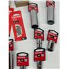 Image 3 : Handyman Lot, 10 Mastercraft Sockets, Hex Head Bolts, Tool Belt Clips, Blades & Square