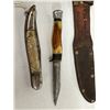 Image 2 : 3-Piece Lot Vintage German Sheffield (restoration needed) , Mother Of Pearl Knife & Multi-Tool