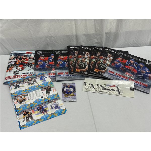 NHL & NBA Sticker Albums, Trading Cards & Pogs, Sports Collectibles