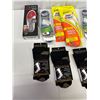 Image 2 : 9-Piece Foot Care Lot, Compression Socks, Aline Insoles Size 9.5-10.5, Odor-Eaters Insoles