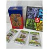 Image 2 : Retro Collectibles Lot, Atari 12" Canvas, GPK Micros, He-Man Lenticular Tin