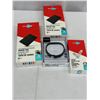 Image 1 : Tech Accessories Lot, Smart Watches, Wireless Charging Mouse Pads, Smartband, Ethernet Adapter, Capt