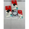 Image 2 : Tech Accessories Lot, Smart Watches, Wireless Charging Mouse Pads, Smartband, Ethernet Adapter, Capt