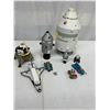 Image 1 : 1998 Lanard The Corps Space Mission Shuttle, Vintage Action Figure Vehicle Lot