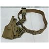 Image 2 : Elite Tactical Leg Holster, Coyote Brown, Tactical Gear, Adjustable Leg Rig