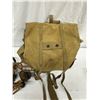 Image 5 : WWII USMC M1941 M41 Upper Pack Backpack, WWII SCR-19 Radio Headset & Microphones