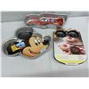 Image 1 : 3-Piece Wilton Baking Pan Lot, Donut Pan, Mickey Mouse & Cars Baking Pans
