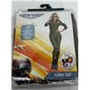 Image 1 : Top Gun Maverick Flight Suit Costume Womens Large 10-12 Olive Green Patches
