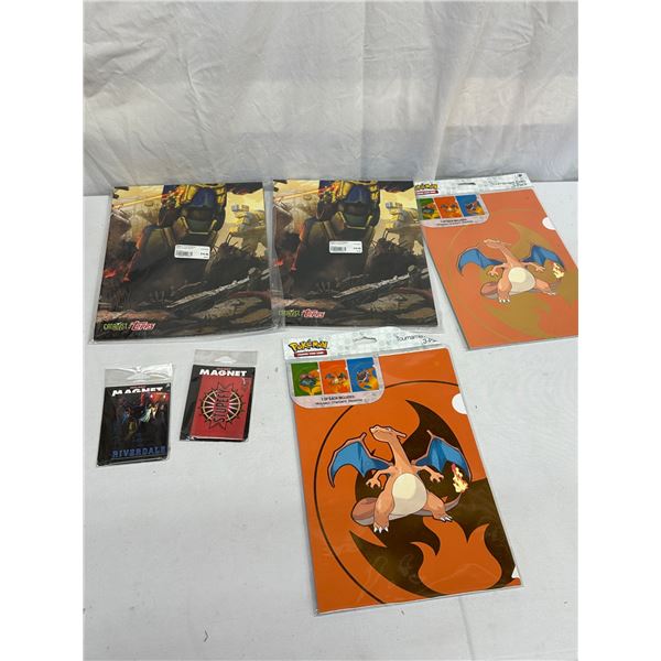 2 Ultra PRO Pokémon Tournament Folios, Charizard, Blastoise & Venusaur, 2 BattleTech Poster Packs & 