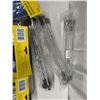 Image 2 : 4 Retractable Closet Pull-Out Rods, Wardrobe Hanger Rails & 4 Shelf Bracket Supports