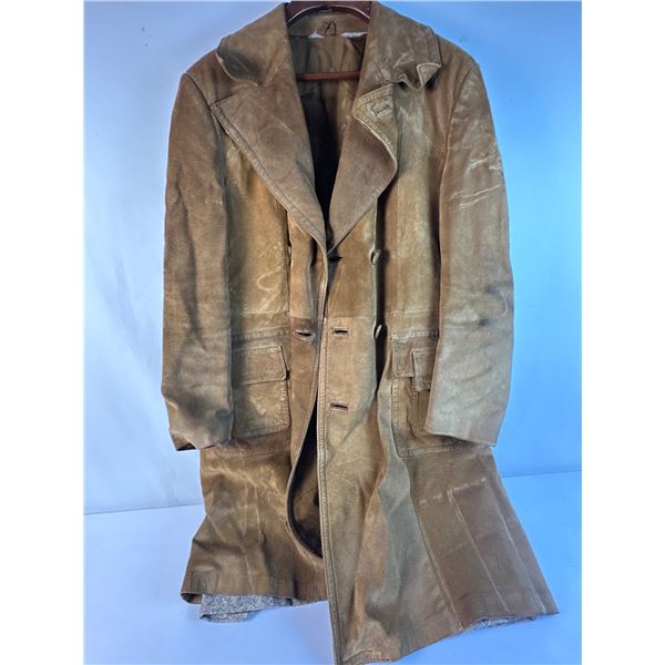 Robert Chernin Suade Leather Jacket - 3/4 Length