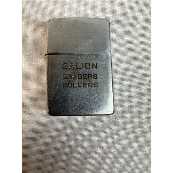 Vintage Galion Graders Rollers Zippo