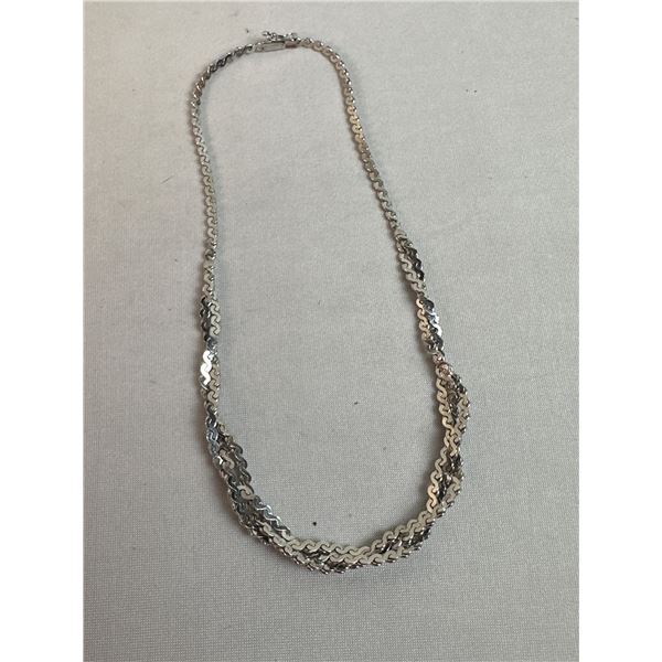 Silver Necklace Stamped 925