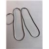 Image 1 : 2 Silver Necklaces & 1 Bracelet - Stamped 800 & 835
