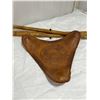 Image 4 : Leather and Wood Folding Stool