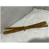 Image 5 : Leather and Wood Folding Stool