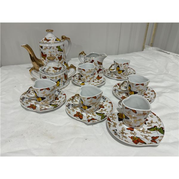 Adeline Butterfly Tea Set