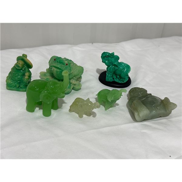 Jade Style Figurines