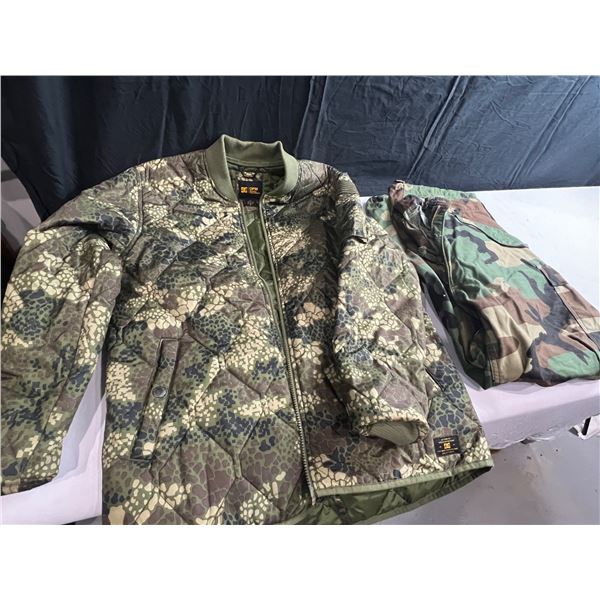 Camo Pants and Jacket