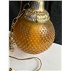 Image 3 : Vintage Amber Swag Light