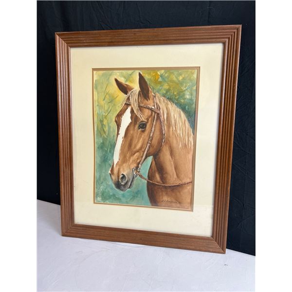 Horse Art Signed A.E Sorensen