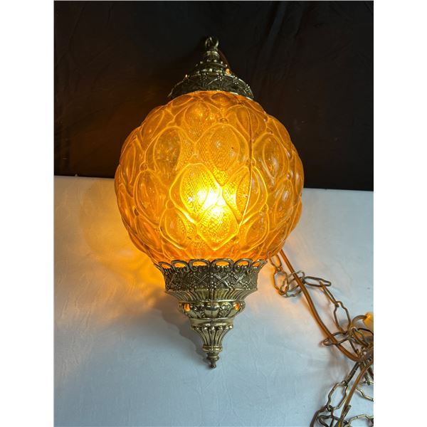 Vintage Eagle Swag Lamp