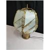 Image 2 : Brass Style Lamp with Glass Shade