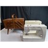 Image 1 : Sewing Machine and Sewing Basket