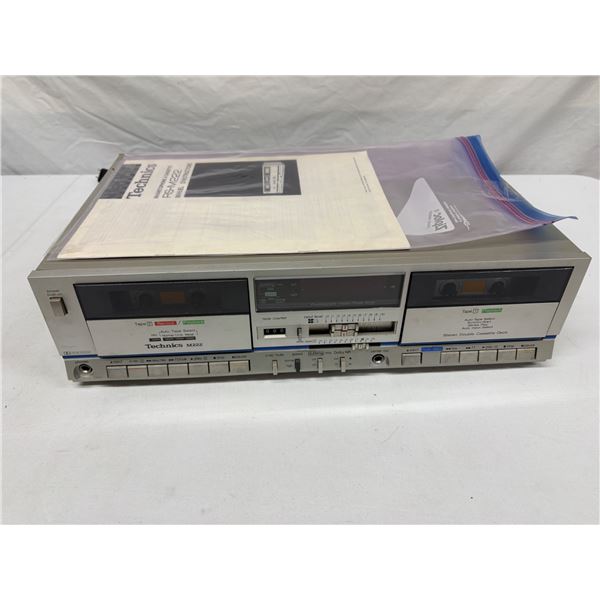 Technics RS-M222 Stereo Dual Cassette Deck