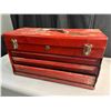 Image 3 : Metal Toolbox with Content
