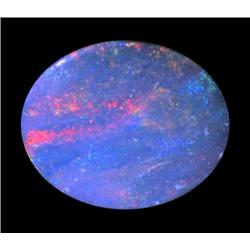 2.24ct Australian Black Opal Doublet Full Fire (GEM-22624D)