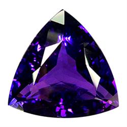 40.48ct Amethyst Lovely Trillion Cut Purple  (GEM-23200)