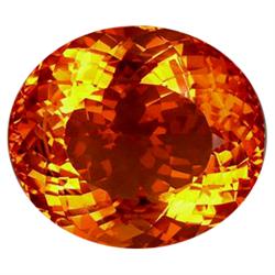 165.35ct Museum Size Valuable Oval Madeira Citrine   (GEM-23698)